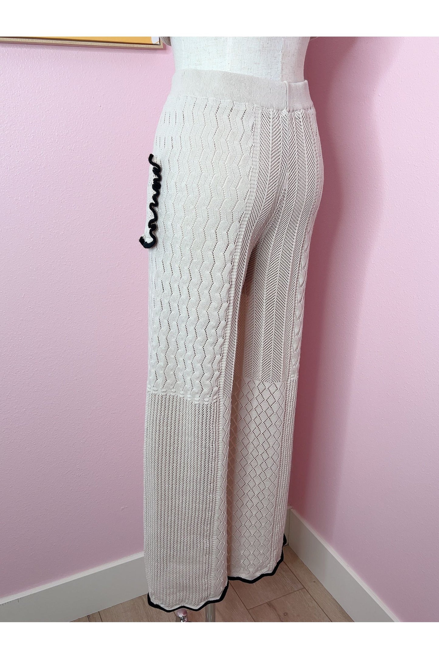 Hazelwood Crochet Knit Lounge Pant