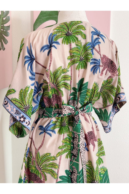 Hidden Tropics Mini Wrap Dress