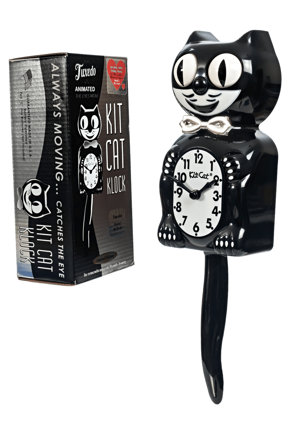 Commemorative Edition Black Tuxedo Kit-Cat Clock (Felix)