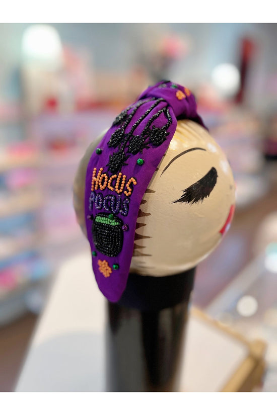 Hocus Pocus Beaded Knot Headband