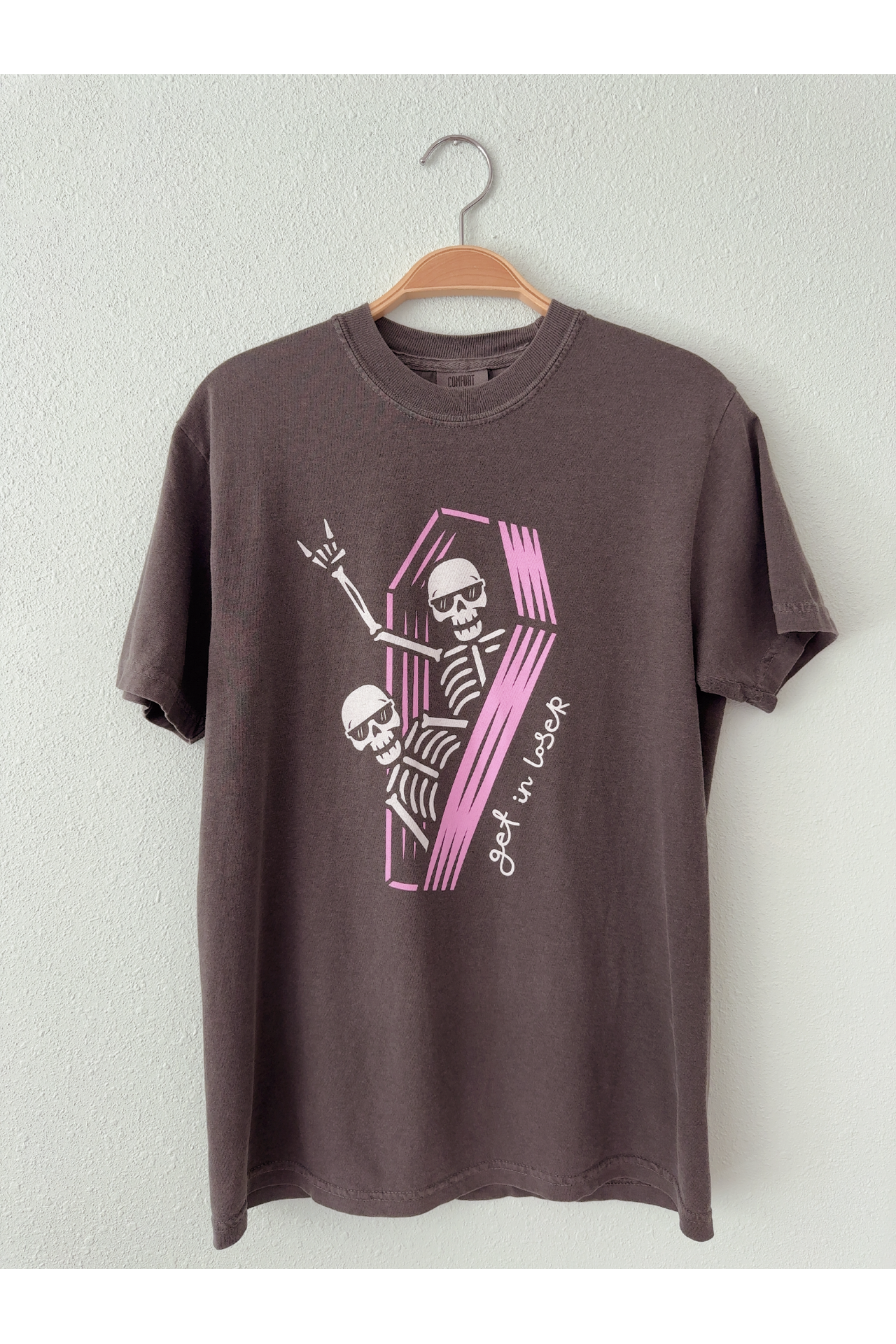 Get in Loser Halloween Skeleton T-Shirt