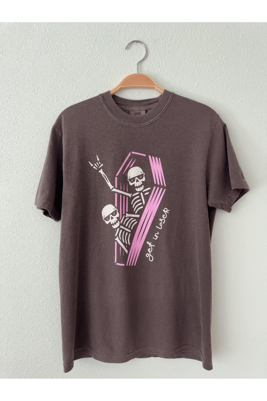 Get in Loser Halloween Skeleton T-Shirt