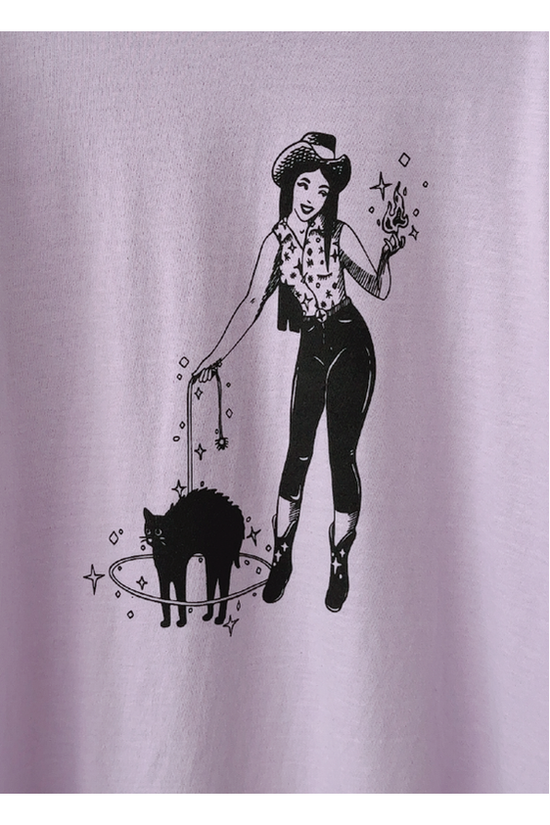 Hellfire Helen Cowgirl Halloween T-Shirt