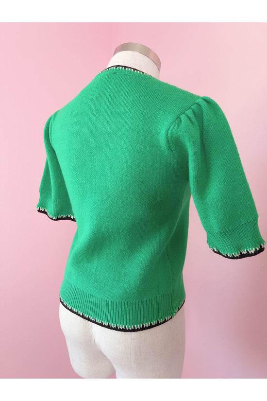 V.I.Please Green Knit Sweater