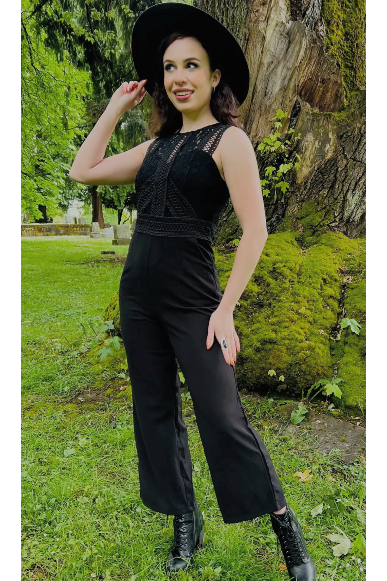 *SALE* Romantic Goth Black Jumpsuit