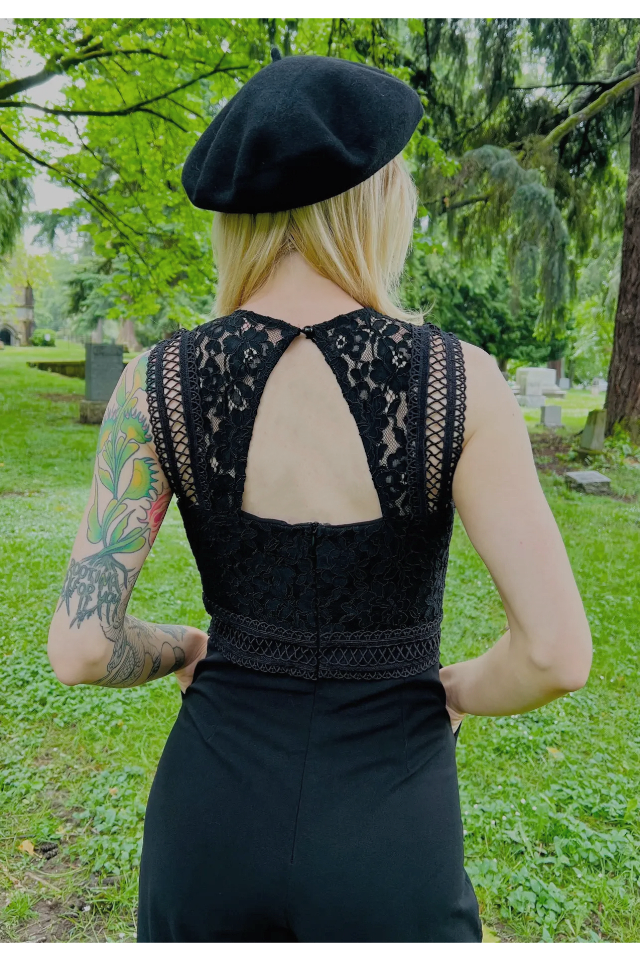 *SALE* Romantic Goth Black Jumpsuit