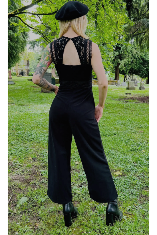 *SALE* Romantic Goth Black Jumpsuit