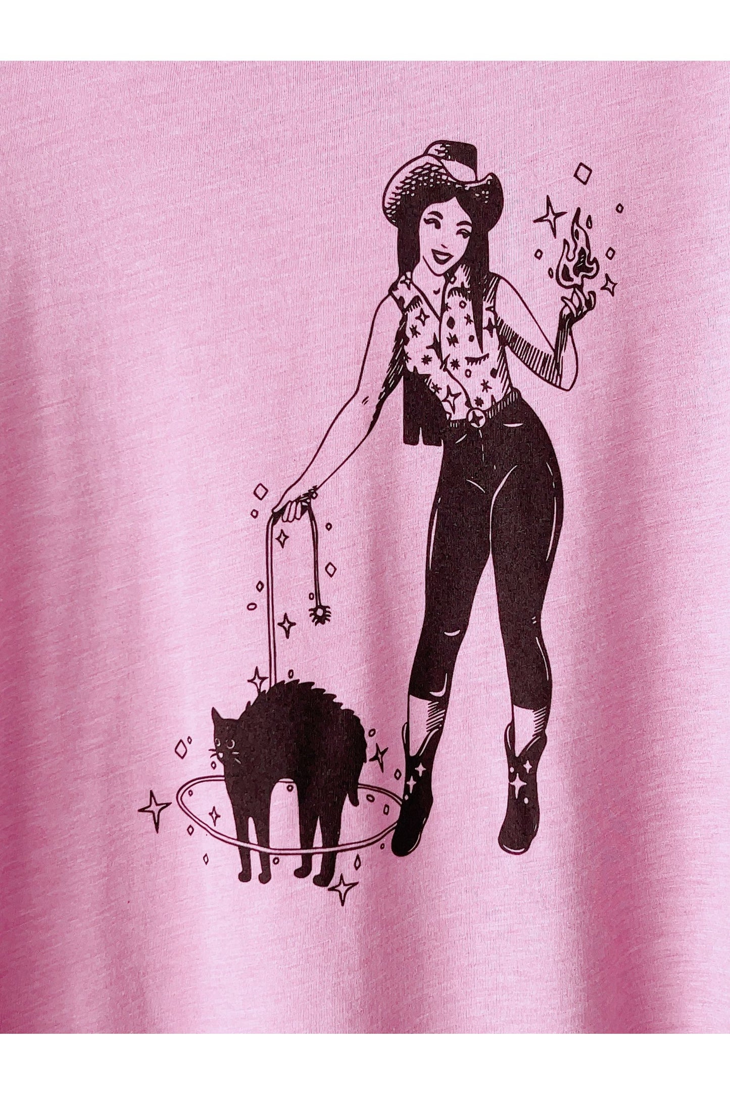 *SALE* Hellfire Helen Cowgirl Witch T-Shirt