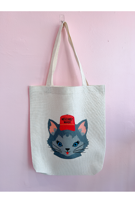 Mischief Kitten Tote