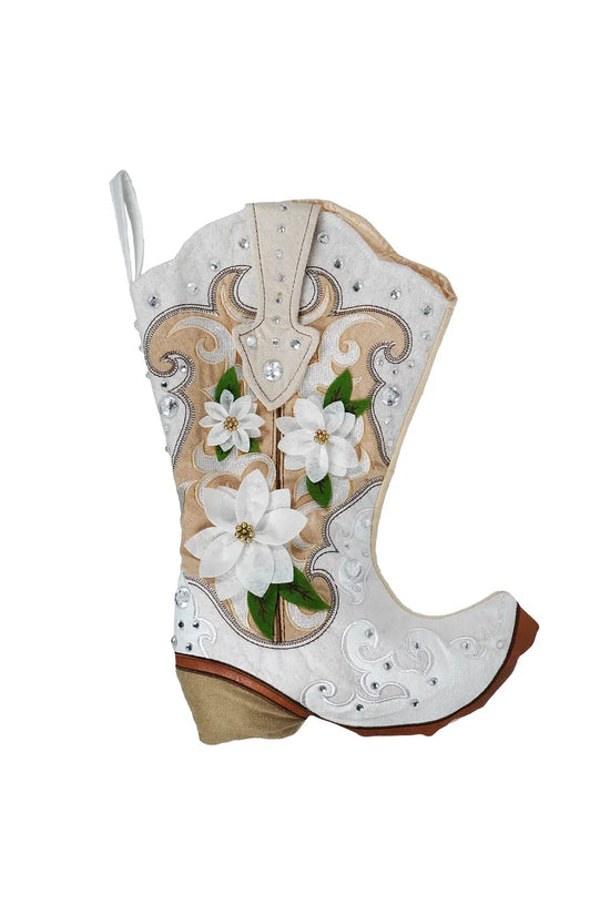 Cowgirl Boot Holiday Stocking