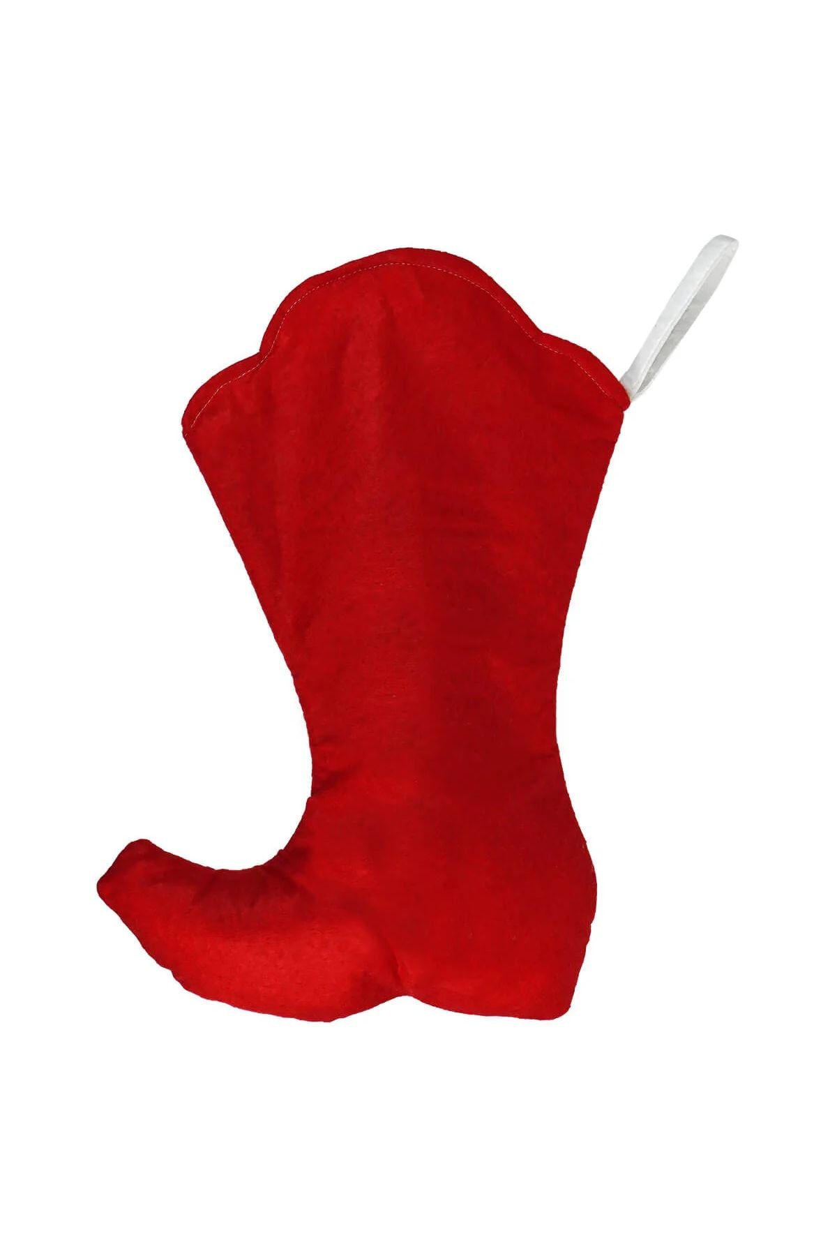 Cowgirl Boot Holiday Stocking