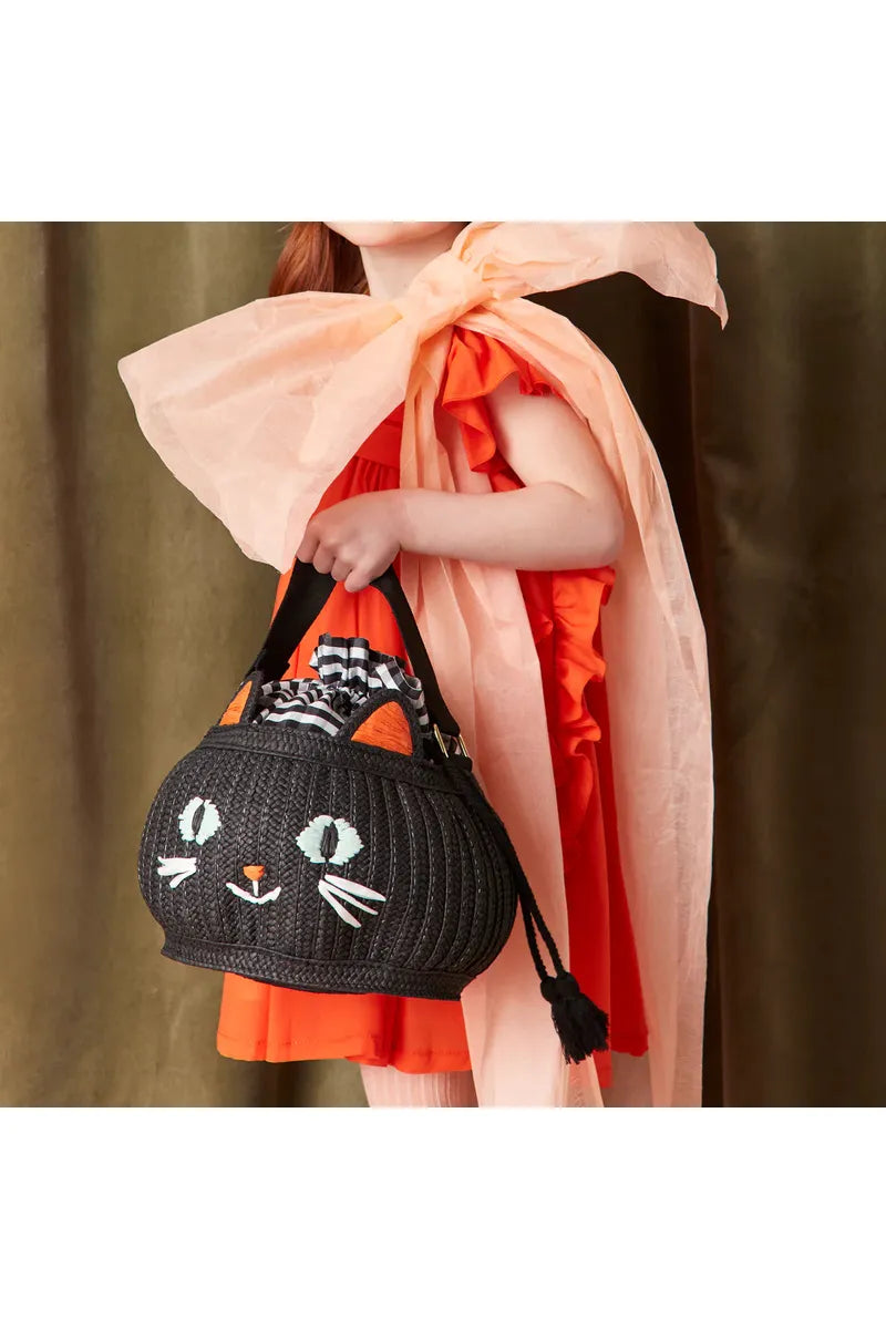 The Cutest Trick Or Treat Cat Basket Bag