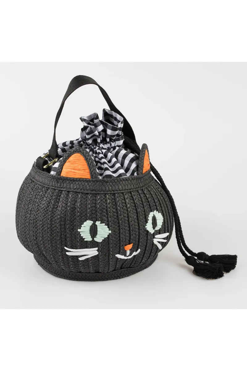 The Cutest Trick Or Treat Cat Basket Bag