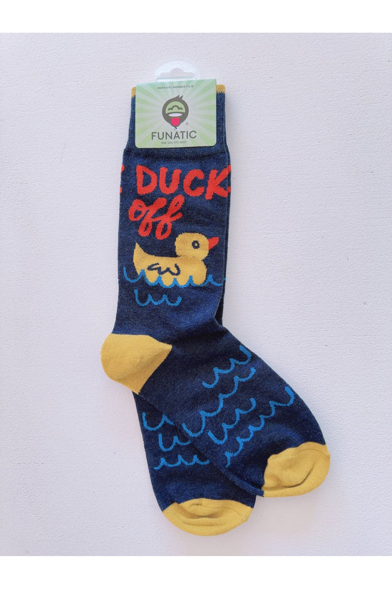 Duck Off Funny Socks Unisex Socks