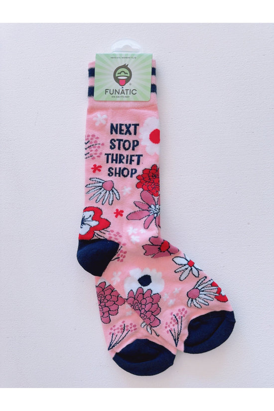 Next Stop Thrift Shop Unisex Socks