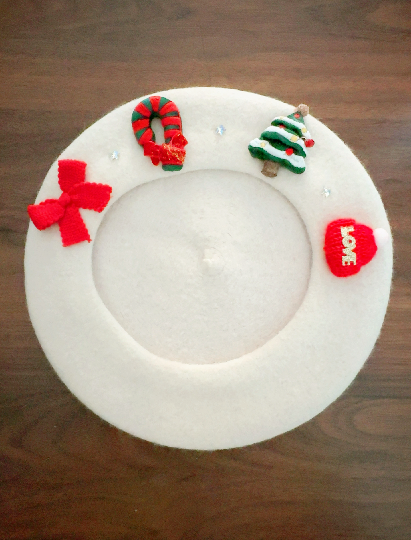 Festive Holiday Felt Berets