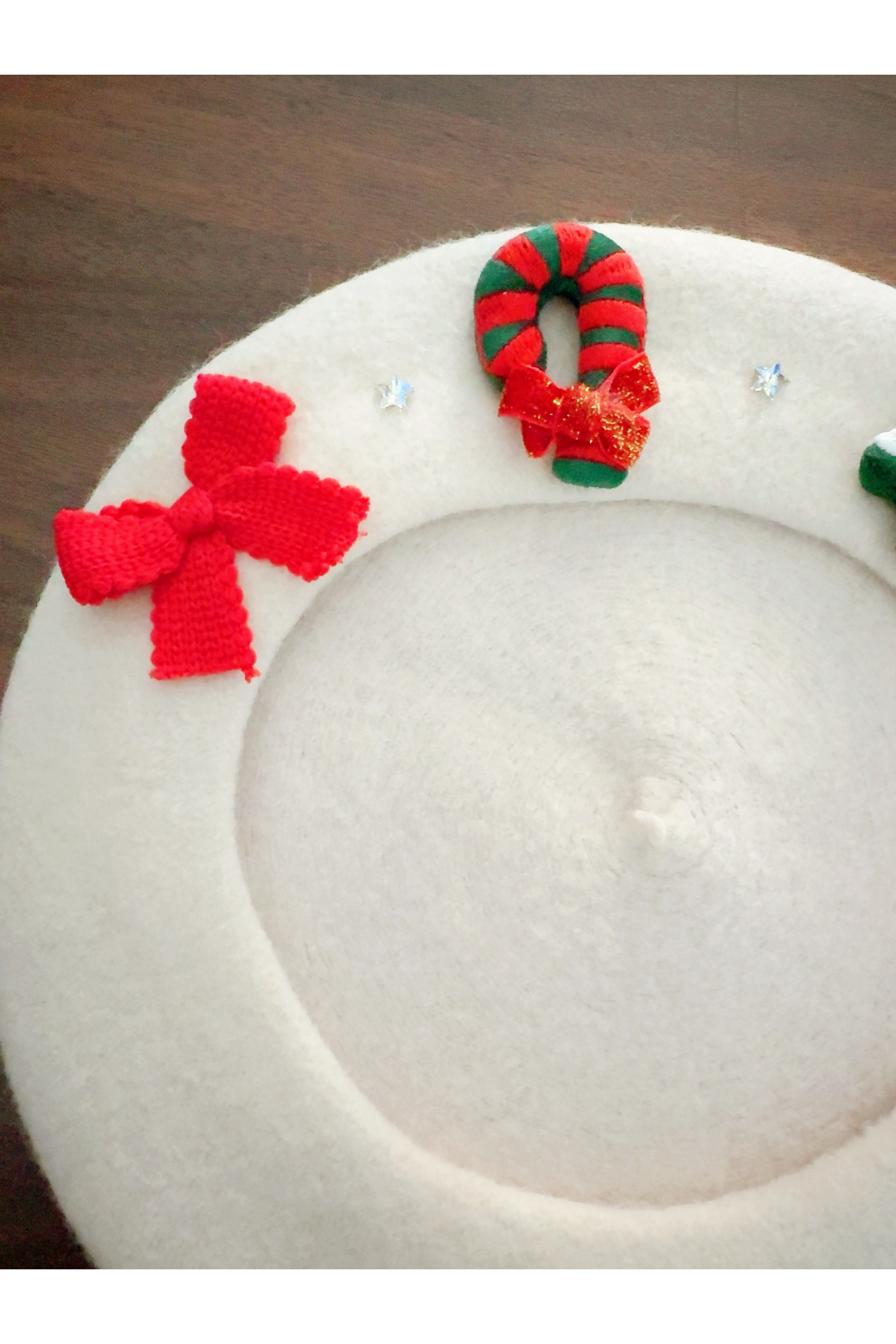 Festive Holiday Felt Berets