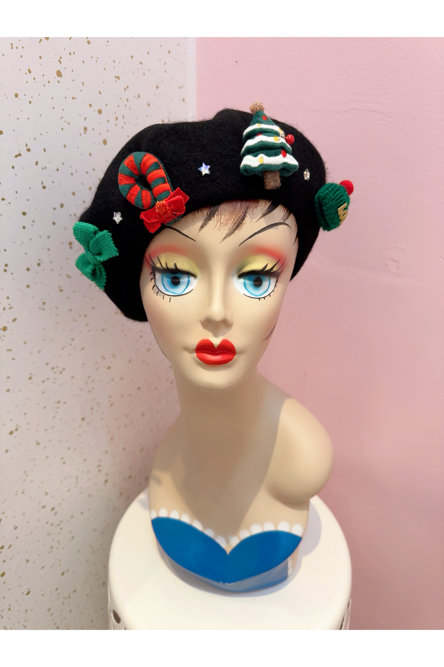 Festive Holiday Felt Berets