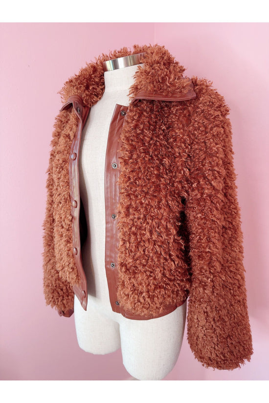 Fozzy The Bear Faux Fur Bomber Jacket