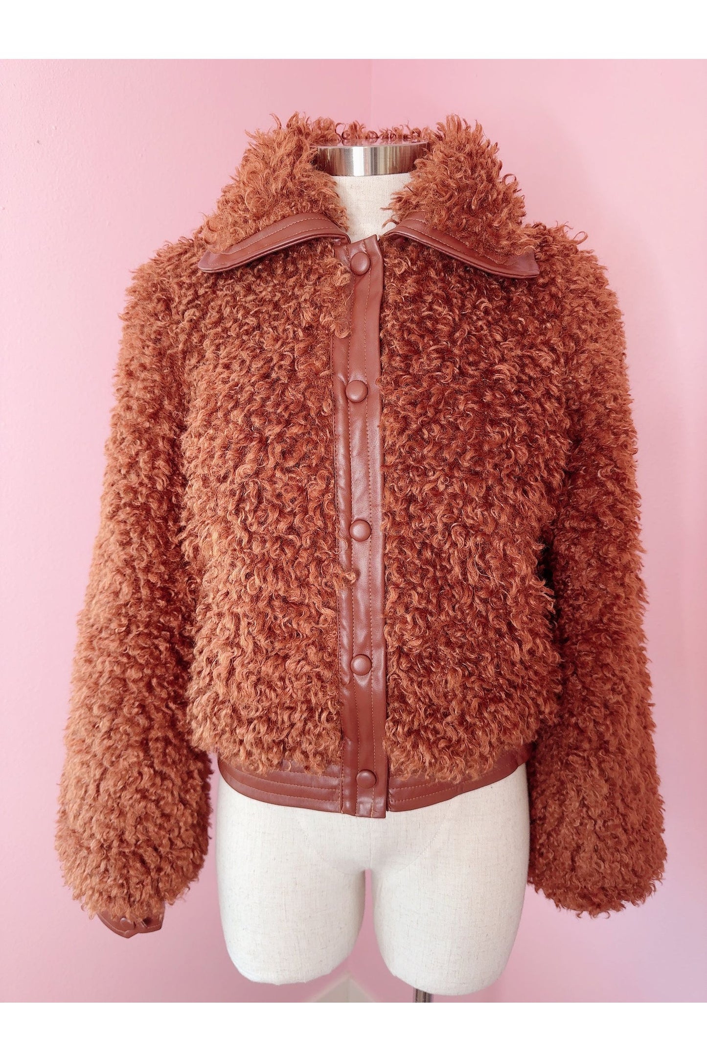 Fozzy The Bear Faux Fur Bomber Jacket