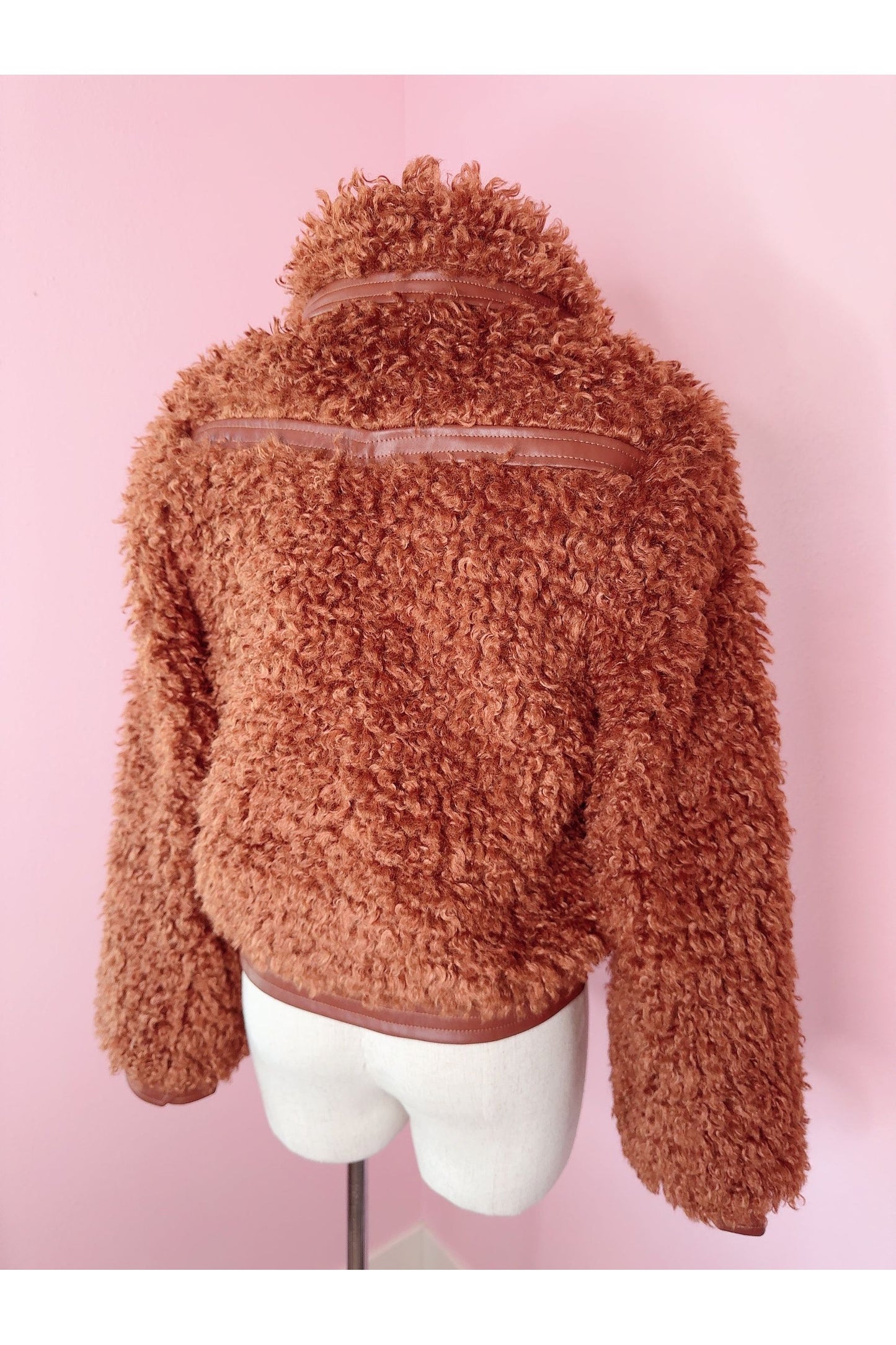 Fozzy The Bear Faux Fur Bomber Jacket