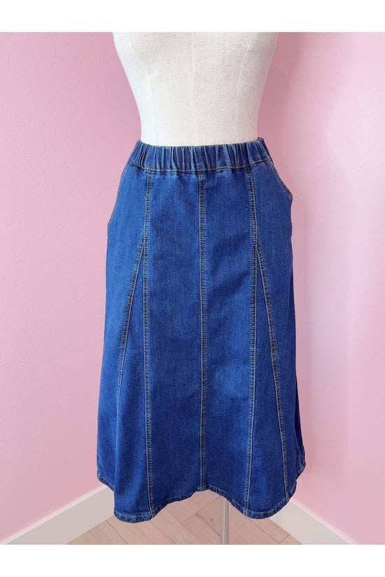 River Blue Denim Skirt