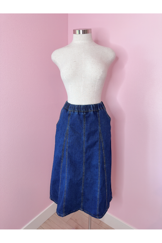 River Blue Denim Skirt