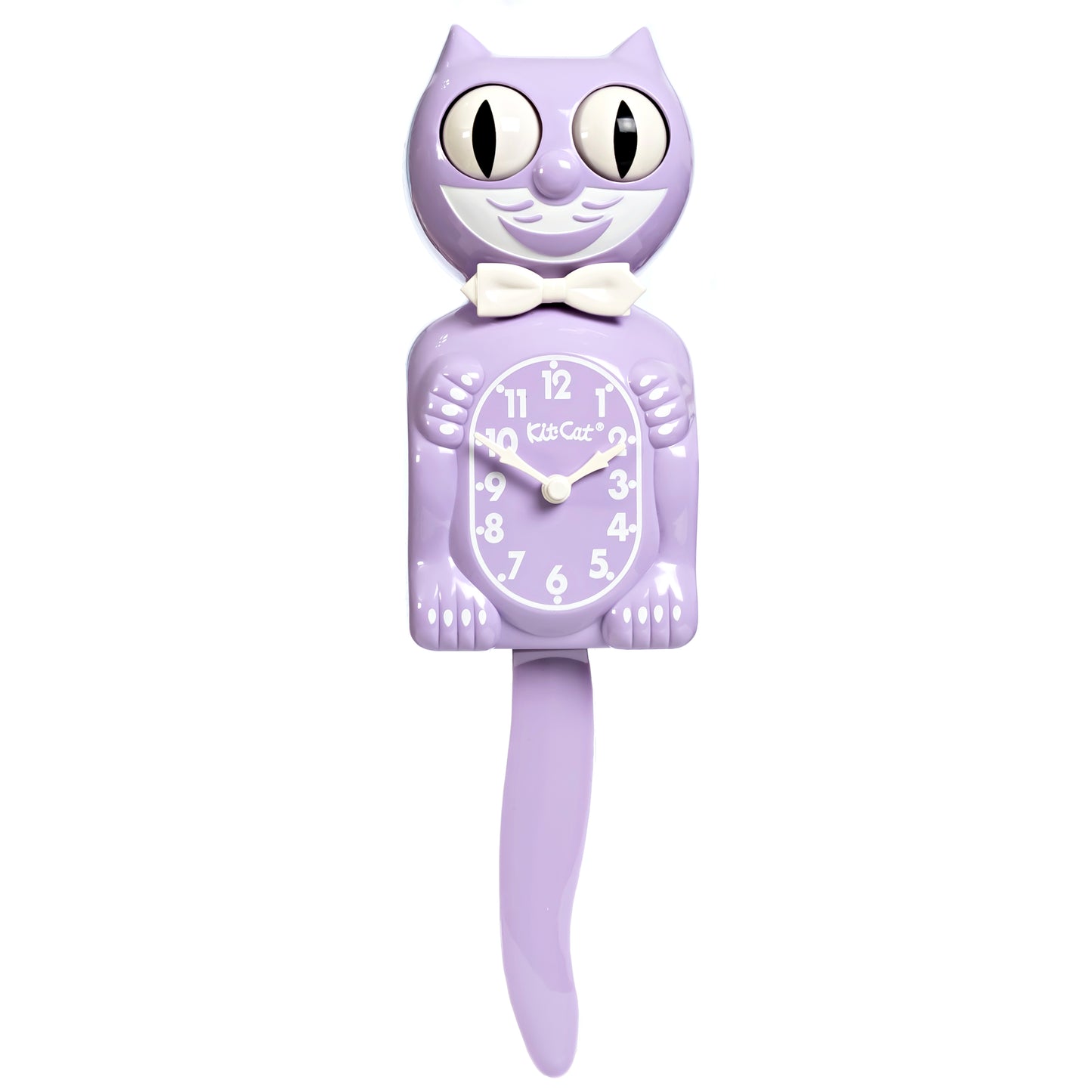 Limited Edition Pastel Lilac Kit Cat Clock