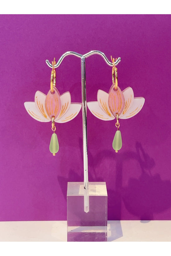 Lotus Handmade Earrings