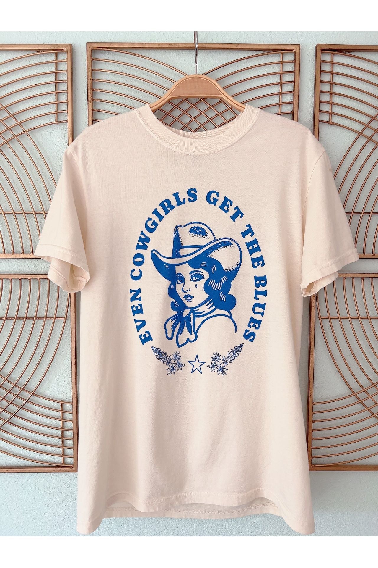 Load image into Gallery viewer, Even Cowgirls Get The Blues Graphic T-Shirt
