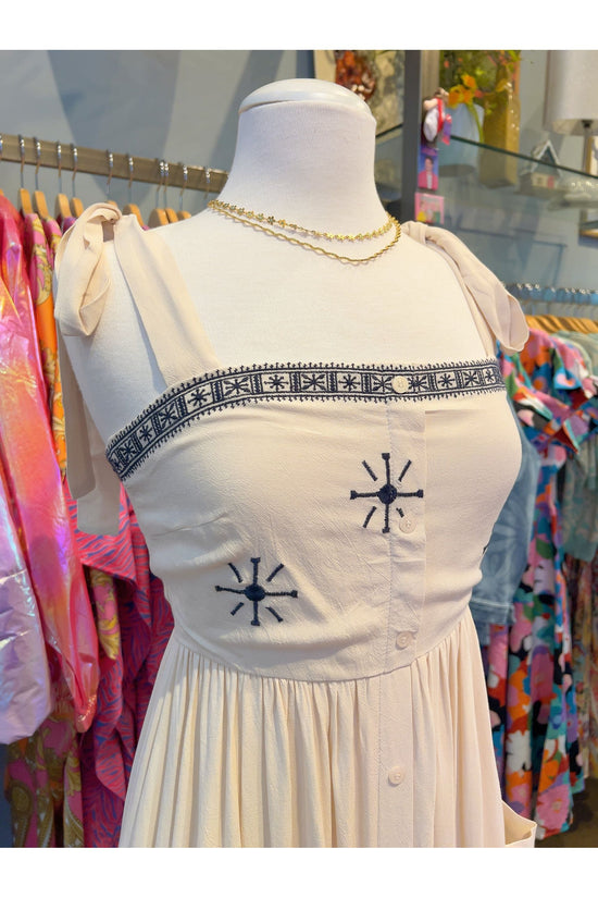 Song Bird Embroidery Dress