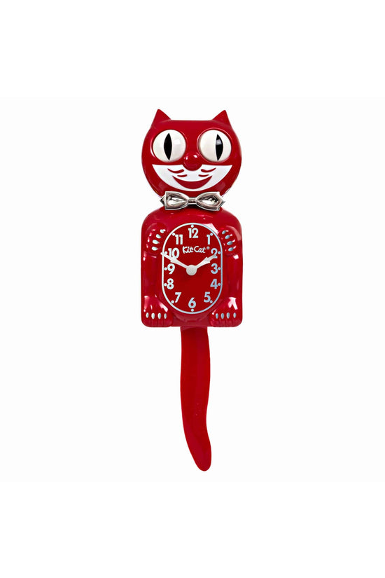 Limited Edition Retro Red Kit Cat Clock