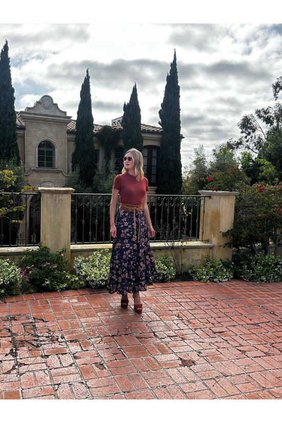 Liberty Flower Maxi-Skirt