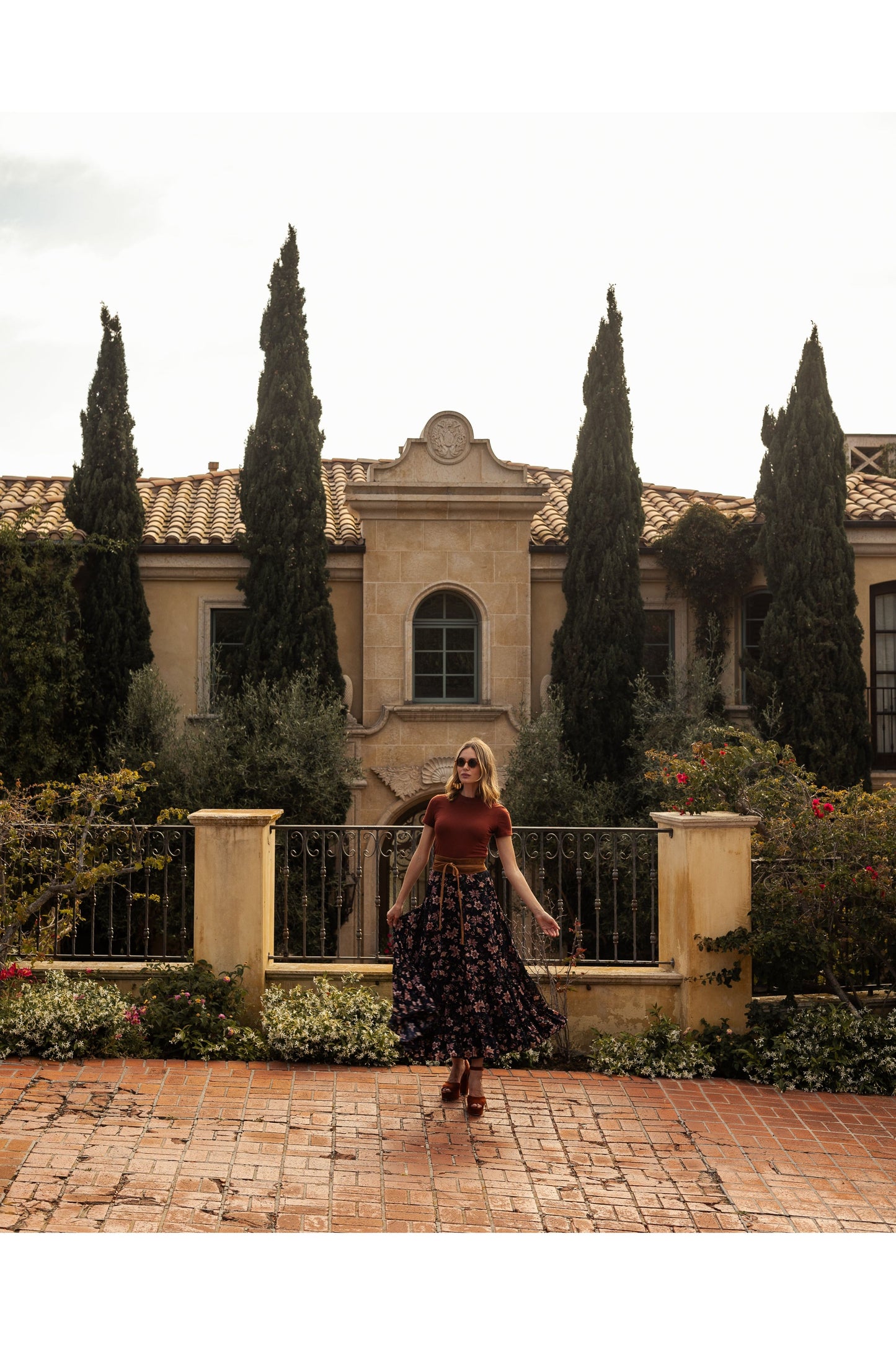 Liberty Flower Maxi-Skirt
