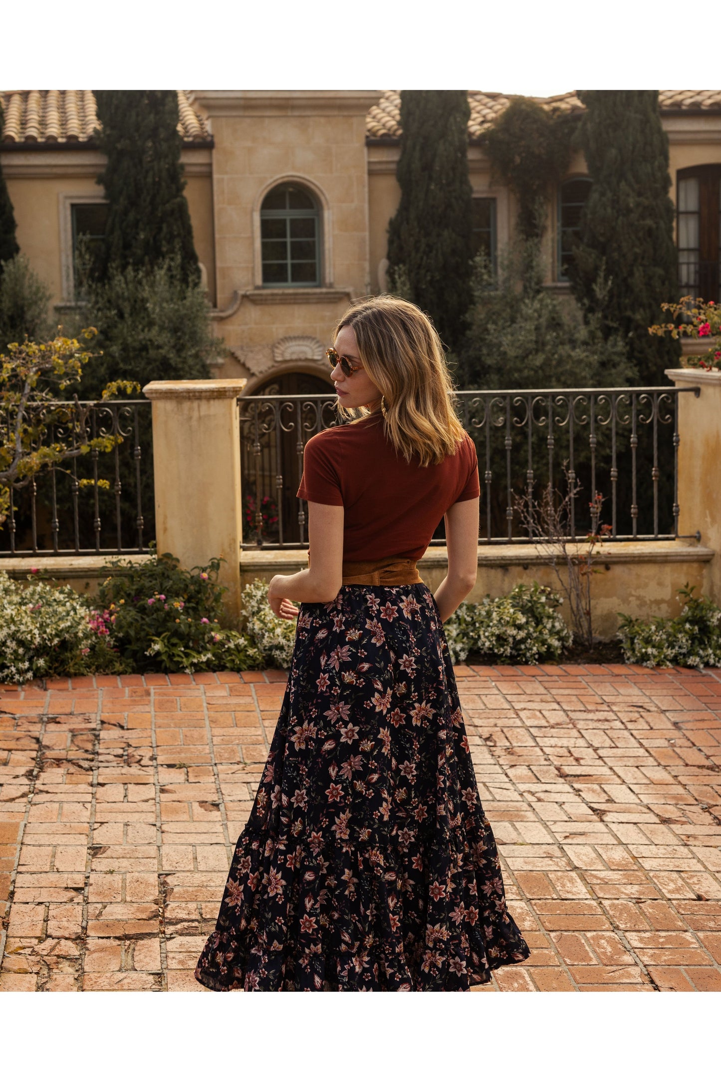 Liberty Flower Maxi-Skirt