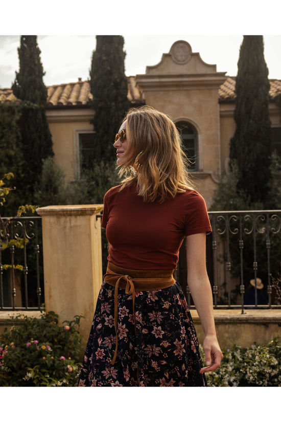 Liberty Flower Maxi-Skirt