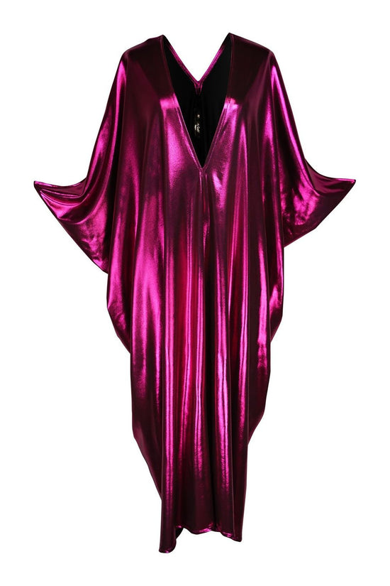 Midnight Bubblegum Electric Caftan Kaftan Dress
