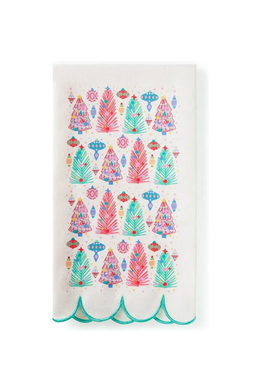 Tis the Season Christmas Tree Tea Towel