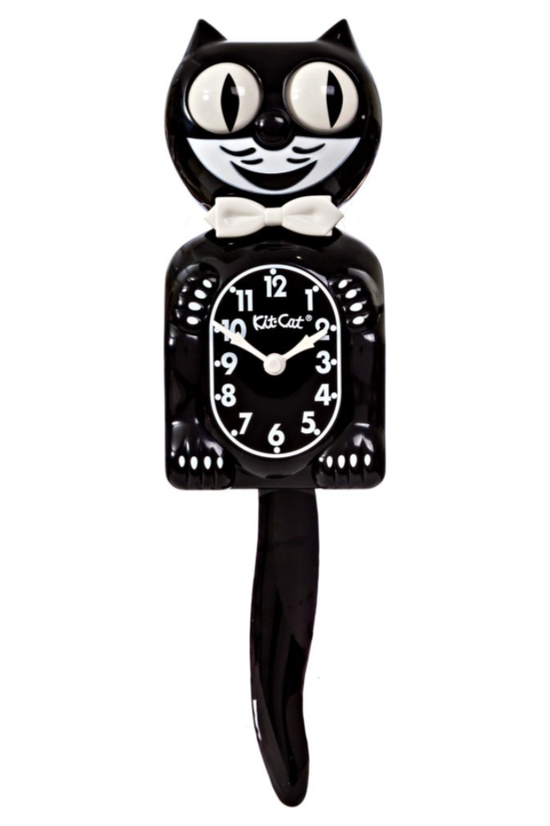 Load image into Gallery viewer, Classic Black Kit Cat Clock (Felix)
