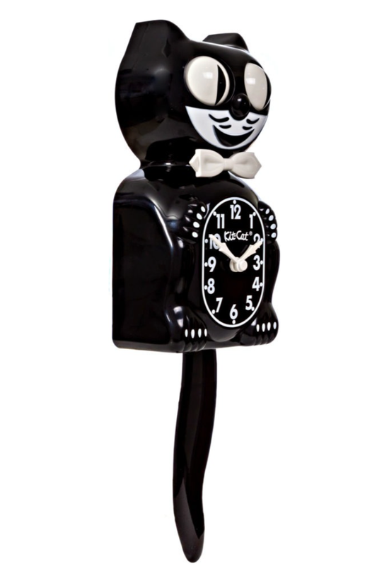 Load image into Gallery viewer, Classic Black Kit Cat Clock (Felix)
