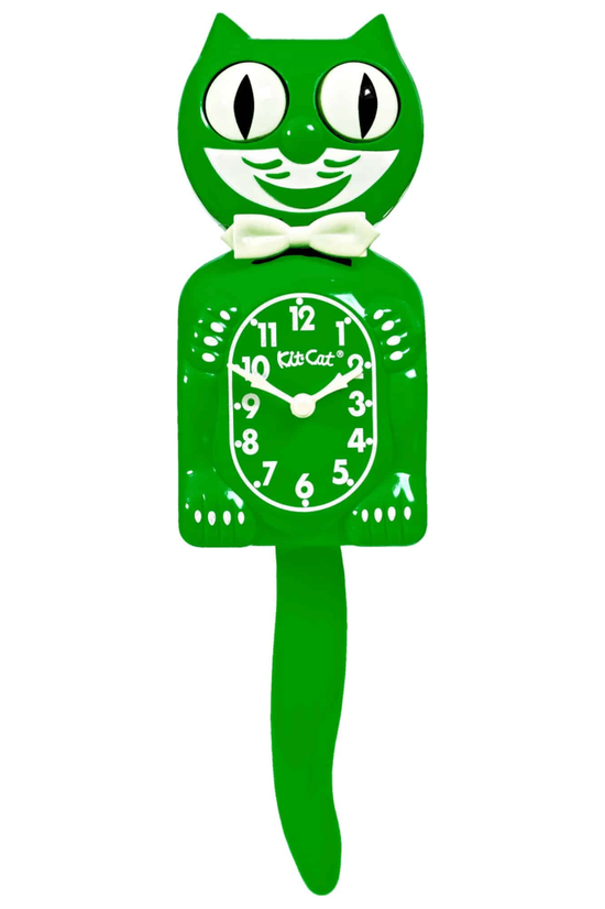 Limited Edition Green Kit Cat Clock