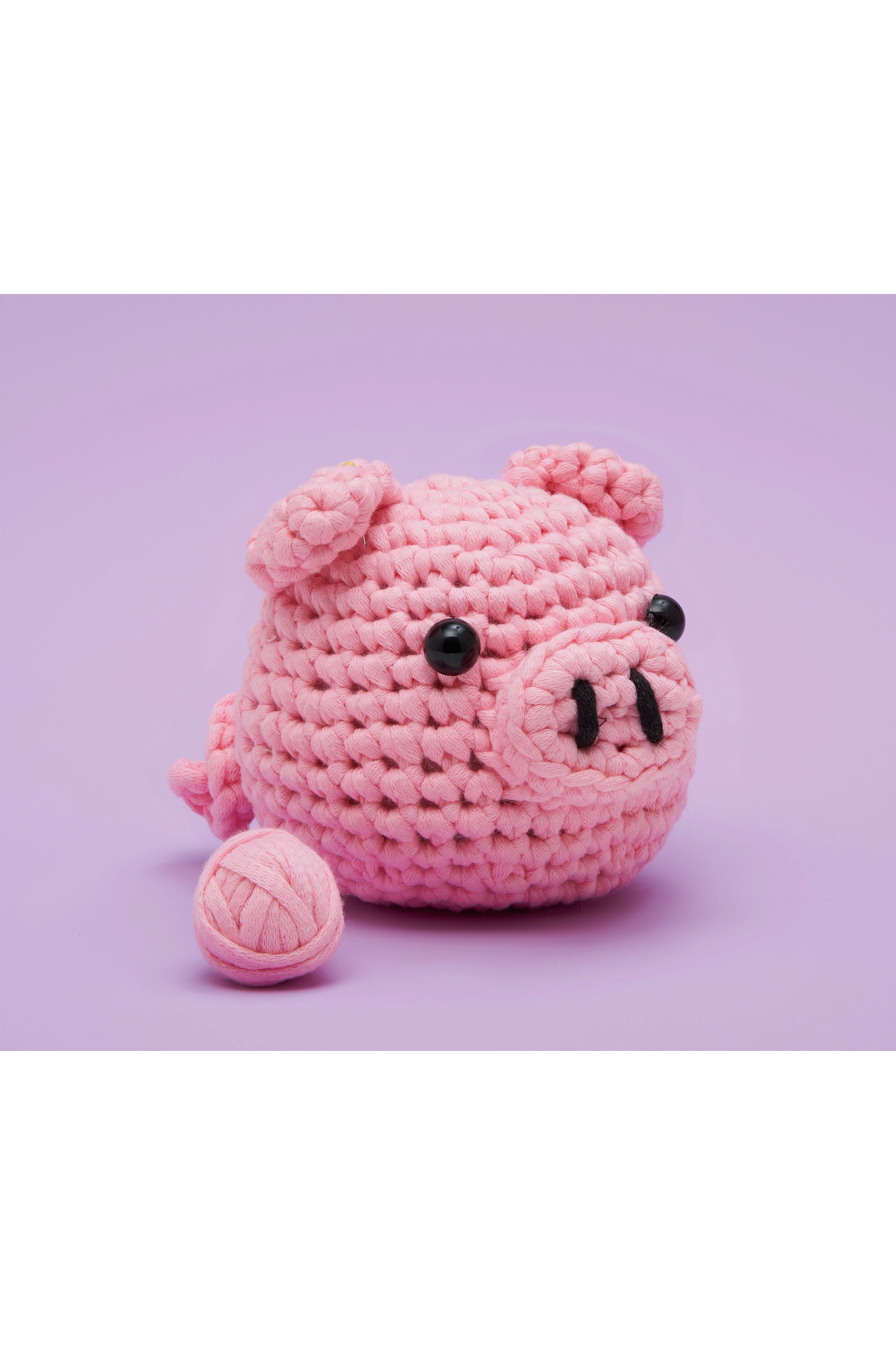 Bacon the Pig Woobles Pig Crochet Kit.
