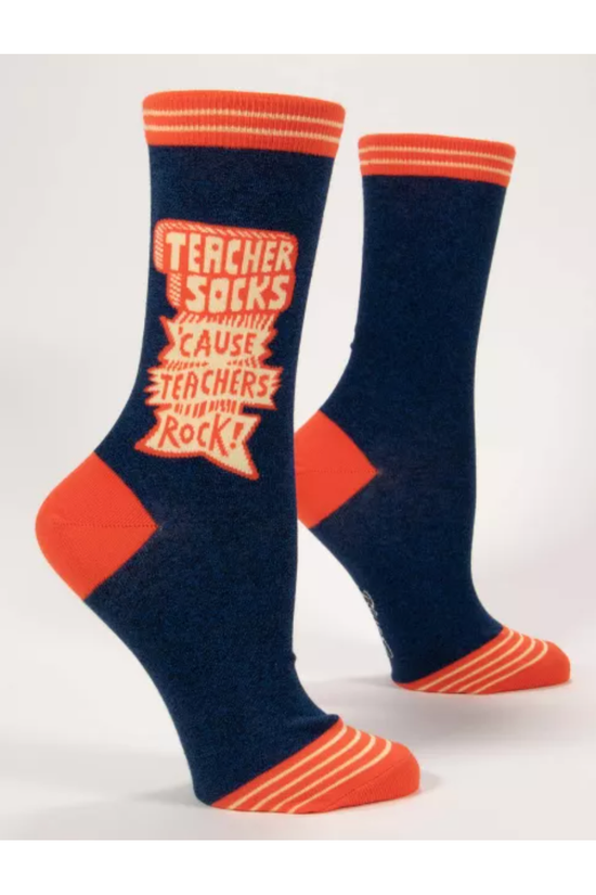 Teachers Rock Women's Crew Socks