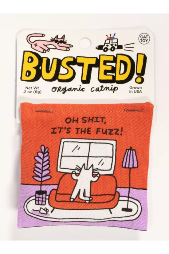 Busted! It's The Fuzz! Catnip Cat Toy
