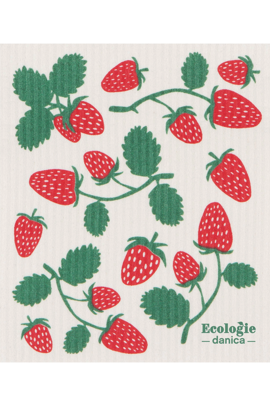 Ecologie Strawberries Swedish Dishcloth