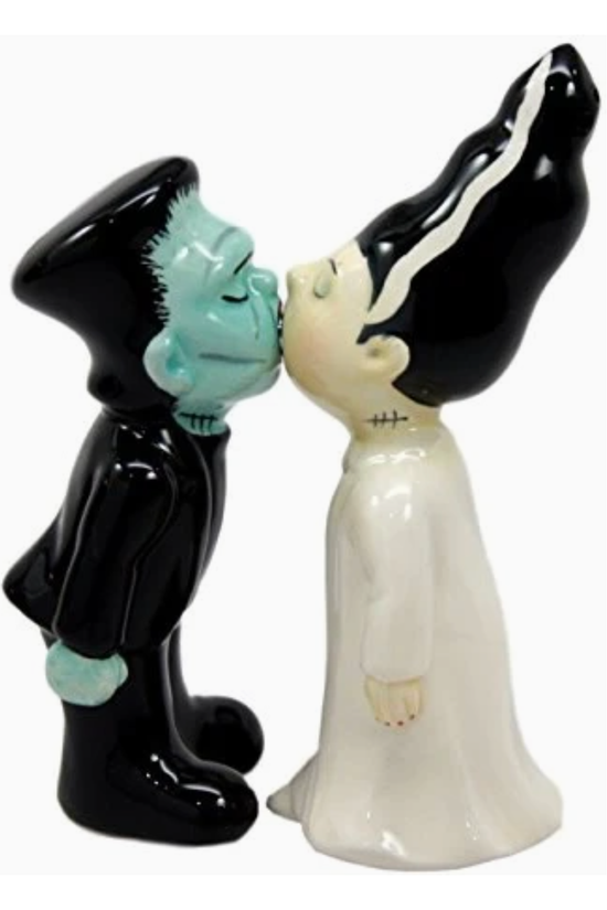 Frankenstein and Bride Salt & Pepper Shaker Magnetic Set