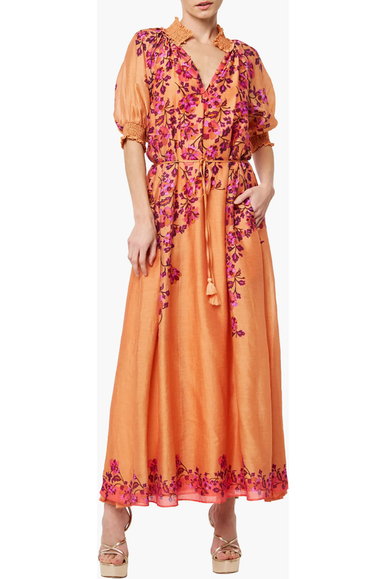 Goddess Blossoms Maxi Dress