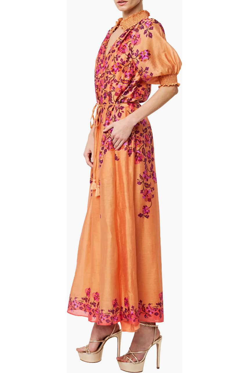 Goddess Blossoms Maxi Dress