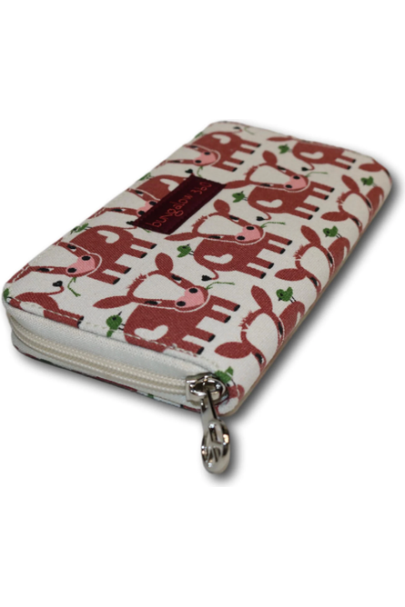 Moo Cow Zip Around Wallet