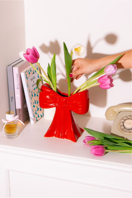 The Red Bow Vase